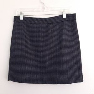 Gap Black & Blue Checkered Mini Skirt